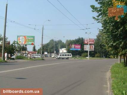 Билборд B в Ровно Небесної Сотні вул. (колиш. Кіквідзе вул.) - Привокзальна пл. фото 1