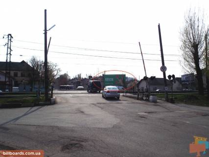 Билборд A в Стрые Нижанківського вул. - Вокзальна вул. фото 1