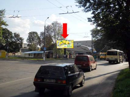 Билборд B в Сумах Кондратьєва вул. (кол. Кірова вул.) / Лихвинська Стінка вул. (Гамалія)., з центру фото 1