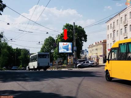 Скроллер A в Сумах, 2.3x3.14  Покровська пл. / вул. Козацький вал, готель "Україна", центр - 144511 фото 1