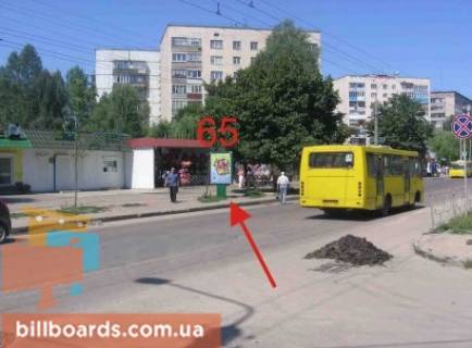 Ситилайт B в Тернополе Киевская ул., 14, возле остановки фото 1