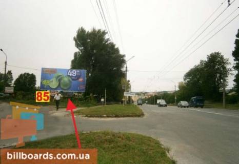 Билборд B в Тернополе Микулинецкая ул. / Павлова ул., в сторону Торговиця вул. (Живова) фото 1