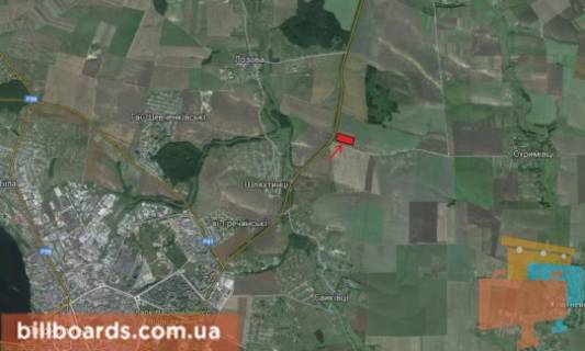 Білборд, Бігборд (Борд)  A у Тернополі Трасса Тернополь-Кременец, Кременецкое КП, из центра схема