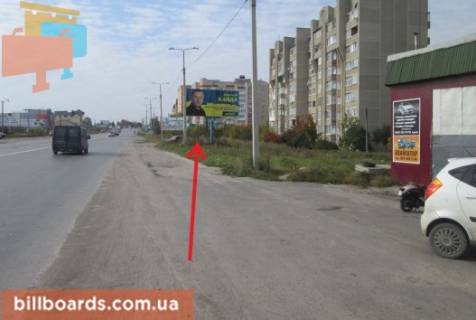 Білборд, Бігборд (Борд)  A у Тернополі Будного ул., возле рынка "Западный", супермаркета "АТБ" Фото 1