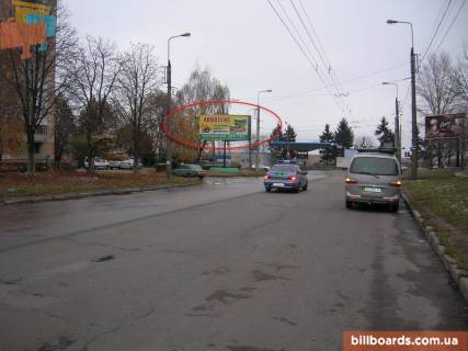 Білборд, Бігборд (Борд)  B у Тернополі Протасевича вул. - Українки вул. Фото 1