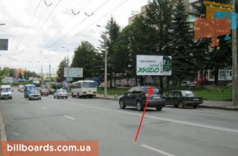 Билборд A в Тернополе Бандеры пр., возле Приватбанка, в сторону Протасевича ул. фото 1