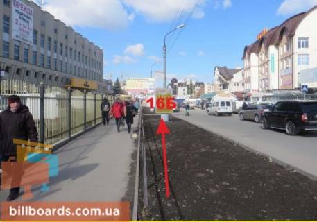Ситилайт B в Тернополе Шептицкого ул., Центральный рынок, возле магазина "Еврошоп" фото 1