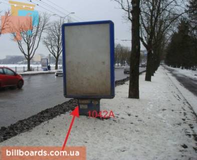 Ситилайт A в Тернополе Русская ул., возле парка "Топильче", дамба, в центр фото 1