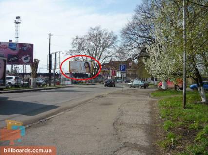 Билборд B в Ужгороде Стаціонарних сис вул. - Тихого вул. фото 1