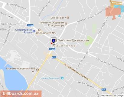 Сiтiлайт B у Василькові Соборна вул., 60 схема