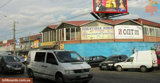 Билборд A в Виннице Привокзальна вул., 16, біля оптового ринку "Вокзальний", в сторону залізничного вокзалу фото 1