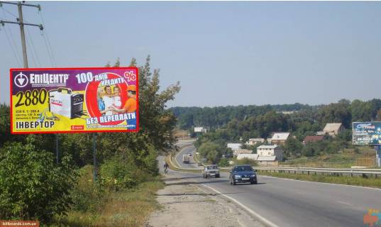 Билборд B в Виннице Хмельницьке шосе, біля ресторану "Фата-Моргана", в центр фото 1