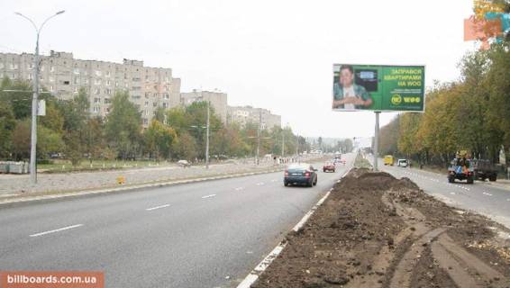 Билборд A в Виннице Барське шосе / Стельмаха вул., роздільник, в центру фото 1