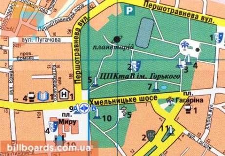 Скроллер B в Виннице, 2.3x3.14  Хмельницьке шосе, 7 - 480516 схема