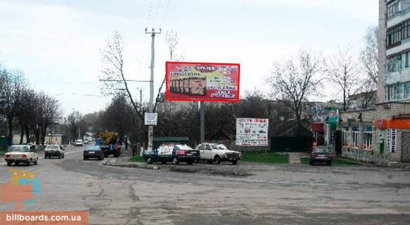 Билборд A в Виннице Нечая вул. / Глинська вул., з центру фото 1