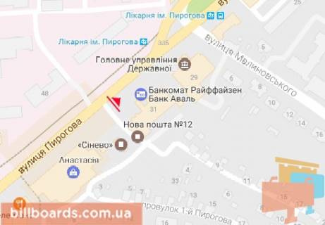 Скроллер  в Виннице Пирогова ул., 31 [№24] - 162491 схема