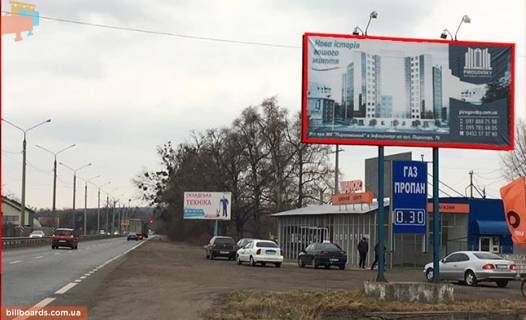 Билборд A в Виннице Київське шосе / Шевченко вул. фото 1
