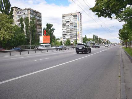 Билборд B в Киеве, 3x6  просп. Берестейський (Перемоги)., 116/1 - бул. Вернадського, в центр фото 1