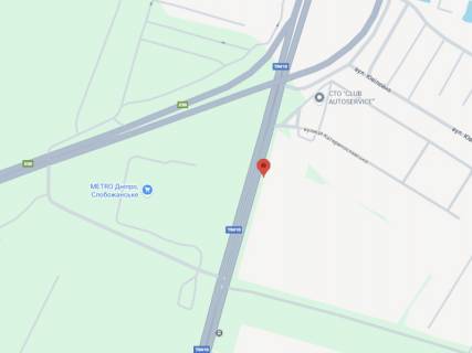 Билборд B в Подгородном, 3x6  с. Підгороднє, Слобожанський пр., навпроти Metro, в сторону Дніпра схема