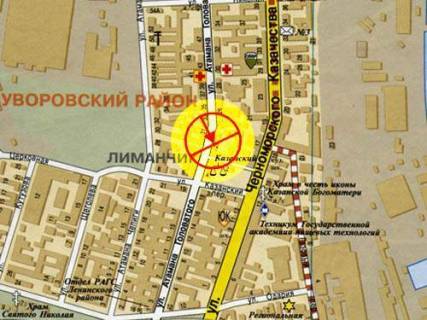 Билборд + в Одессе, 3x6  Головатого вул., біля автомагазину схема
