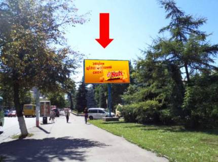 Билборд A в Житомире Киевская ул., 55,  возле стадиона "Спартак", в центр фото 1