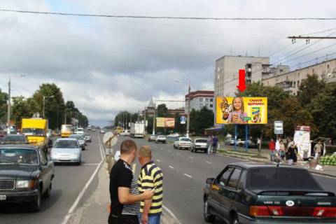 Billboard A in Zhytomyr, 3x6  Miru av., 8, bila rinku "Hmil'niki" Photo 1