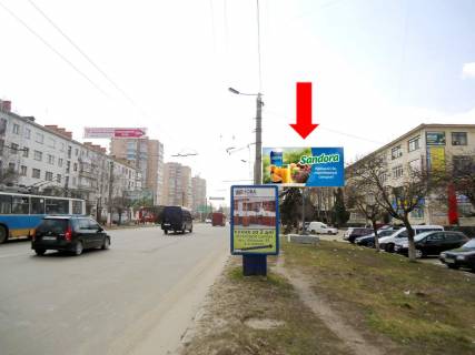 Billboard A in Zhytomyr, 3x6  Kiivs'ka st., 87, bila supermarketu "Fokstrot", v centr Photo 1