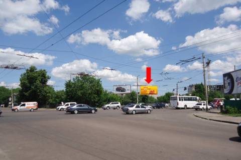 Billboard A in Zhytomyr, 3x6  Pokrovs'ka st. (kol. Sorsa st.) / Nezaleznosti av. (kol. Vatutina st.) z centru Photo 1