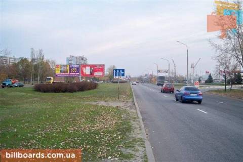 Білборд, Бігборд (Борд)  A у Запоріжжі Набережна магістраль / Українська вул., Ліва Фото 1