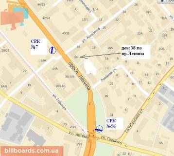 Призма A в Запорожье Соборний пр. (колиш. Леніна пр.), 22 / Поштова вул. - 68335 схема