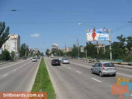 Білборд, Бігборд (Борд)  A у Запоріжжі Соборний ін. (Кол. Леніна пр.), Міст через р. Суха Московка, №3 Фото 1