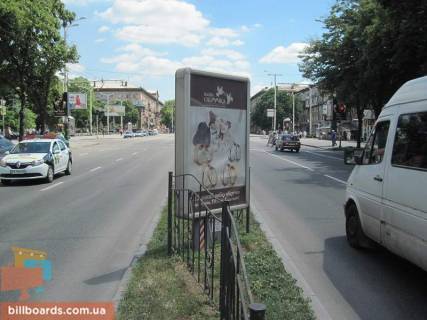Ситилайт A в Запорожье Соборний пр. (колиш. Леніна пр.) - Сталеварів вул. - Марії Примаченко (Маяковського) вул., роздільник, до вокзалу фото 1
