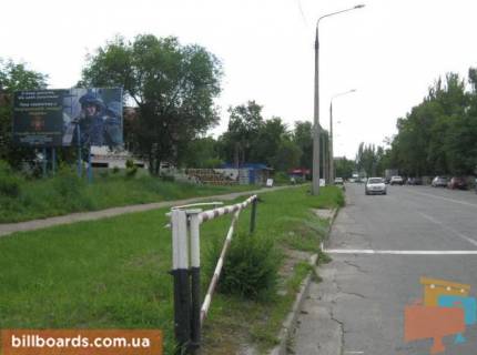 Билборд B в Запорожье Синенко вул. (колиш. Кремлівська вул.) - А. Незоли (кол. Таганська) вул. фото 1