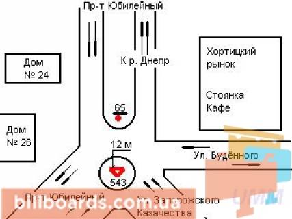Prismatron, Prism A in Zaporizhzhya Uvilejnij av. - Zaporiz'kogo kozactva st. - 132354 scheme