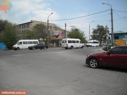 Билборд B в Запорожье Привокзальная ул. (бывш. Луначарского ул.) / Ласточкина ул. (бывш. Чапаева ул.) фото 1