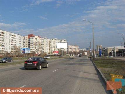 Білборд, Бігборд (Борд)  A у Запоріжжі Набережна магістраль, біля автосалону "Альфа", роздільник, до вокзалу Фото 1