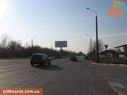Білборд A у Запоріжжі Набережна магістраль, біля АЗС "Укртатнафта", автосалону "Mitsubishi", до порту Фото 1