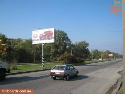 Билборд A в Запорожье Набережна магістраль, міст через р. Суха Московка, до ГЕС фото 1