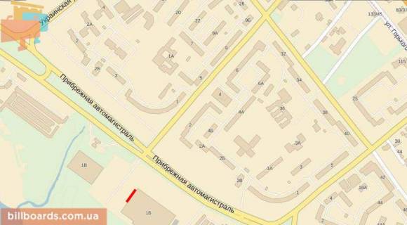 Призма A в Запорожье Набережная магистраль / Запорожская ул., 1Б - 66242 схема