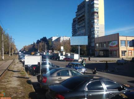 Билборд A в Запорожье Моторостроителей пр. (колиш. 8 Березня вул.) / Кругова вул. фото 1