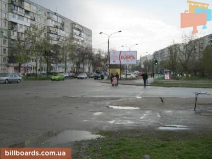Billboard A in Zaporizhzhya Sergienka st. (kolis. Zadniprovs'ka st.) - Geroiv 93-i brigadi st. Photo 1