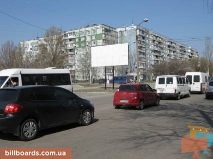 Билборд B в Запорожье Сергієнка вул. (колиш. Задніпровська вул.) - Героїв 93-ї бригади вул. фото 1