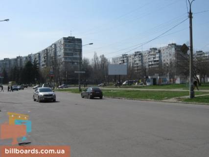 Билборд A в Запорожье Сергієнка вул. (колиш. Задніпровська вул.) - Сорочинська (Новгородська) вул. фото 1
