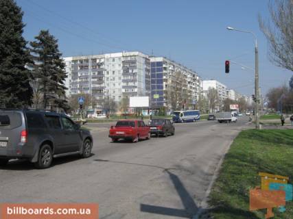 Билборд B в Запорожье Сергієнка вул. (колиш. Задніпровська вул.) - Сорочинська (Новгородська) вул. фото 1