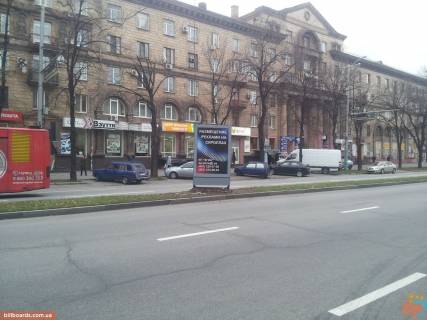 Скроллер A в Запорожье Соборний пр. (колиш. Леніна пр.) / Марії Примаченко (Маяковського) вул. / В'ячеслава Зайцева (Лермонтова) вул., роздільник, до вокзалу - 135110 фото 1