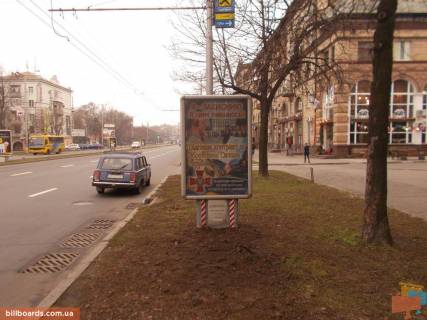 Ситилайт A в Запорожье проспект Соборний (проспект Леніна). - вул. Південноукраїнська - вул. Миру фото 1