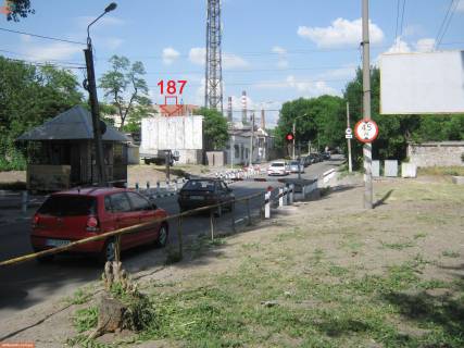 Билборд B в Запорожье Верхня вул., залізничний переїзд фото 1