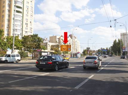 Билборд  в Киеве, 3x6  просп. Володимира Івасюка (Героїв Сталінграда)., 22, в Героїв полку «Азов» вул. (Маршала Малиновського) фото 1