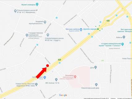 Бэклайт  в Киеве, 2.3x3.14  Миколи Міхновського бульвар (Дружби Народів бульвар)., 15 - вул. Чеська, навпроти супермаркету "Novus", в сторону ст. м. "Дружби народів" схема