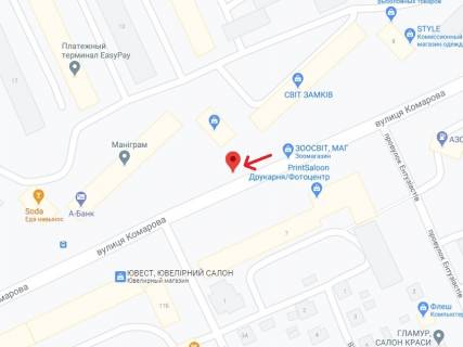Scrolller, Scroll A in Chernivtsi Komarova st., 12 - 300148 scheme